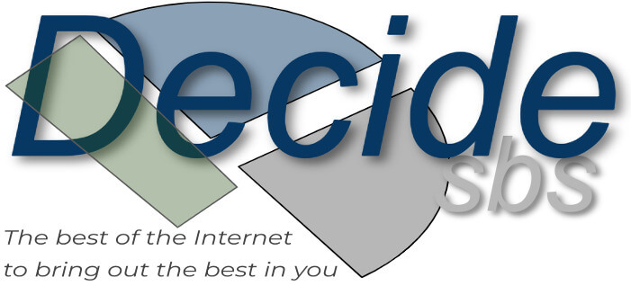 decide.sbs logo: the best of the Internet to bring out the best in you